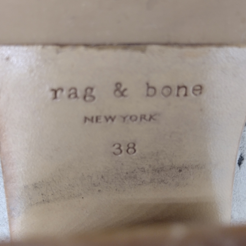 Rag & Bone Margot Boots Women's 7.5 Gray Suede Boho Retro Y2K 90s Office - Picture 9 of 13